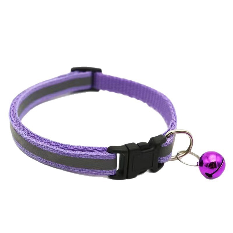 2pcs  Reflective Night-Time Pet Collar – Universal Size for Cats and Dogs, Adjustable with Bell, to Prevent Your Pet from Getting Lost  Pet Supplies