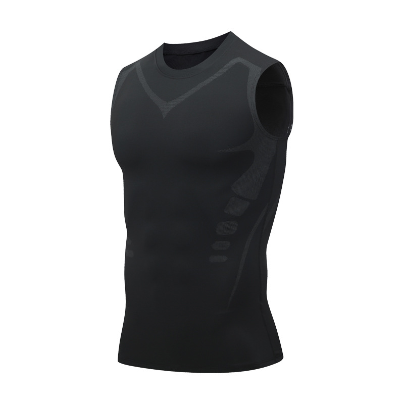 Men’s V-neck Sports Breathable Quick-dry Basketball Cycling Dance Leotard