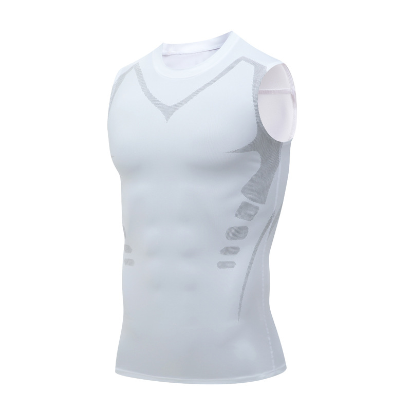 Men’s V-neck Sports Breathable Quick-dry Basketball Cycling Dance Leotard