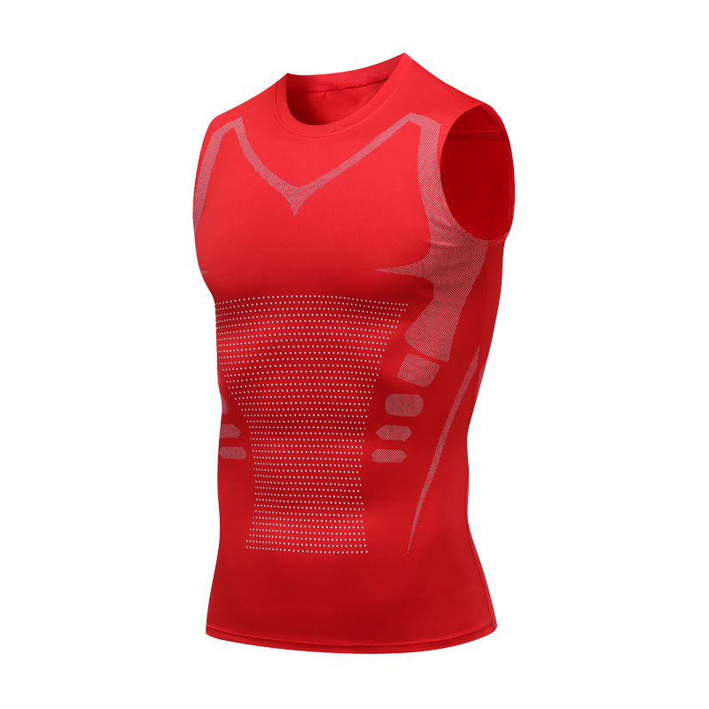 Men’s V-neck Sports Breathable Quick-dry Basketball Cycling Dance Leotard