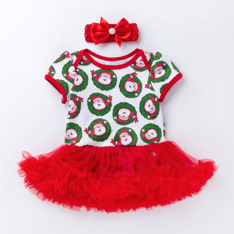 Children's clothing, Christmas gifts, baby dresses, newborn clothes, mesh princess dresses