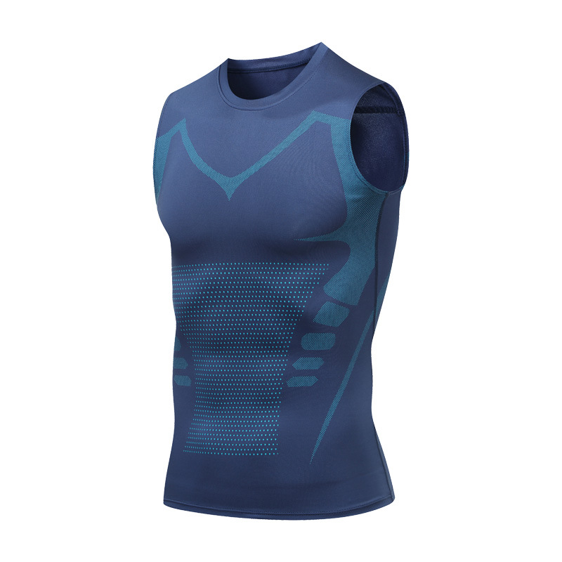 Men’s V-neck Sports Breathable Quick-dry Basketball Cycling Dance Leotard