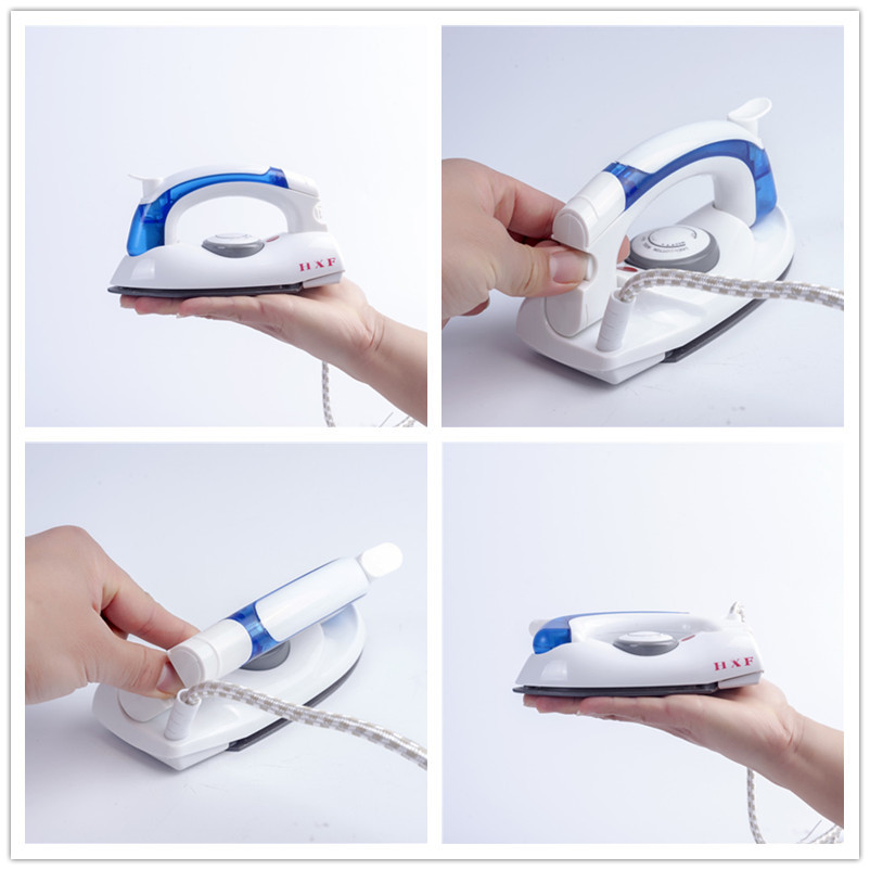 Steam Iron Portable Handheld Household Electric Iron Folding Small Iron    Mini Steam Folding Travel Iron – Dry Ironing and Crease Removal