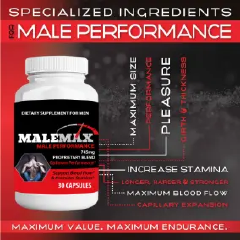 Male Max Herbal Performance Support Capsules For Men – Energy, Stamina & Size Boost