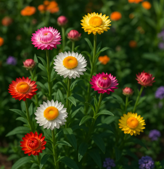 HELICHRYSUM DOUBLE MIX FLOWER seeds