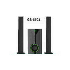 GS-5503 2.1CH Sound Bar SubWoofer With Bluetooth Home Theatrer - Black