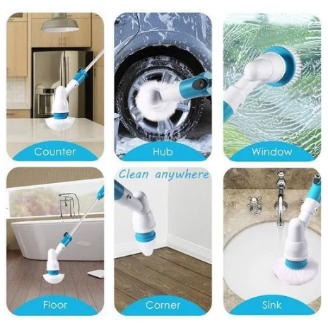 Best Quality for best Price !!! 3in1 Electric Spin Scrubber Brush