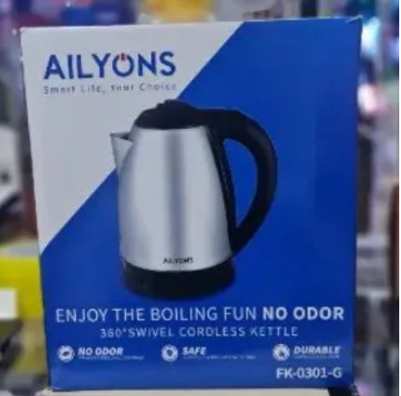 PREMIUM !!! COST-EFFECTIVE!!!  AILYONS 2L Electric Kettle Water Heater & Boiler Jug- coil less water kettle heating water boiling jug , Auto-Shutoff and Boil-Dry Protection, Stainless Steel