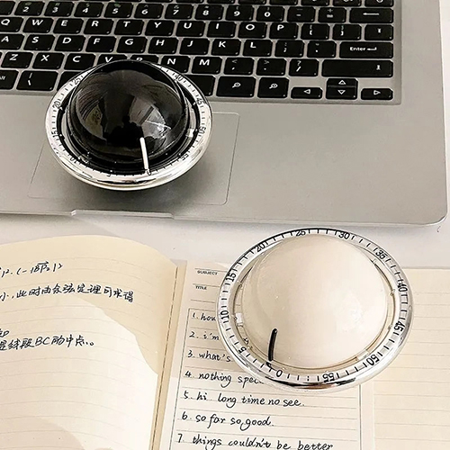 Mechanical Kitchen Timer, Cute Wind Up 60-Minute Manual Countdown for Kids, Classroom, Home, Study and Cooking