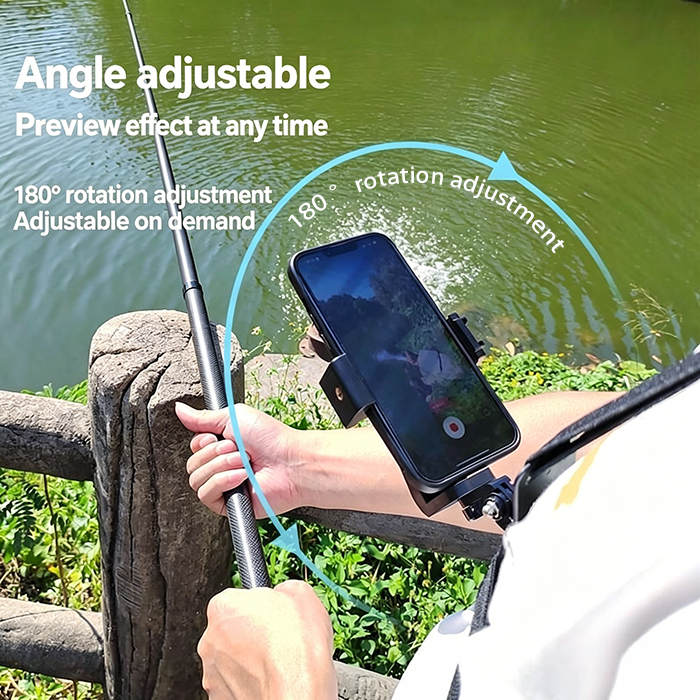 Head & Chest Strap Phone Mount, Hands-Free POV Video Camera Holder, Adjustable Strap.360° Rotation Adjustable Headband & Chest Harness for 4.7-7.12" Smartphones, Perfect for Outdoor Sports, Cycling