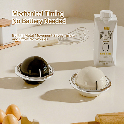 Mechanical Kitchen Timer, Cute Wind Up 60-Minute Manual Countdown for Kids, Classroom, Home, Study and Cooking