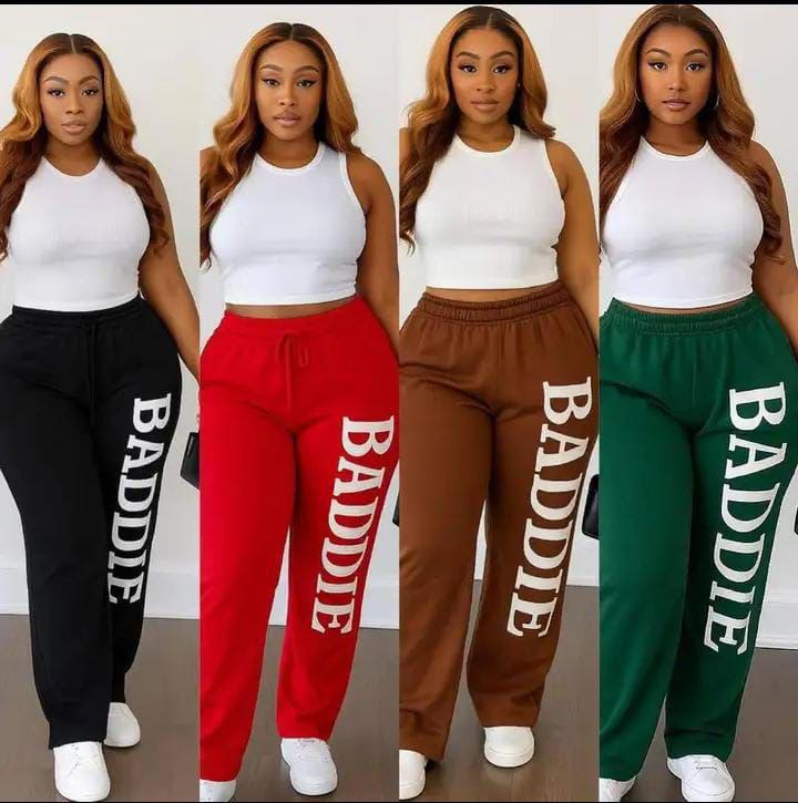 Ladies 2 Piece Outfit Set Fashion Matching Top and Trouser Comfortable Elegant Casual Wear for Daily Kenya