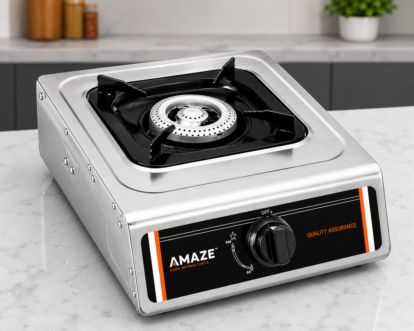 🔥Brand New Amaze  Table Top Single Gas Cooker Burner With Auto Ignition | ENGINEERED FOR POWER. DESIGNED FOR MODERN KITCHENS.