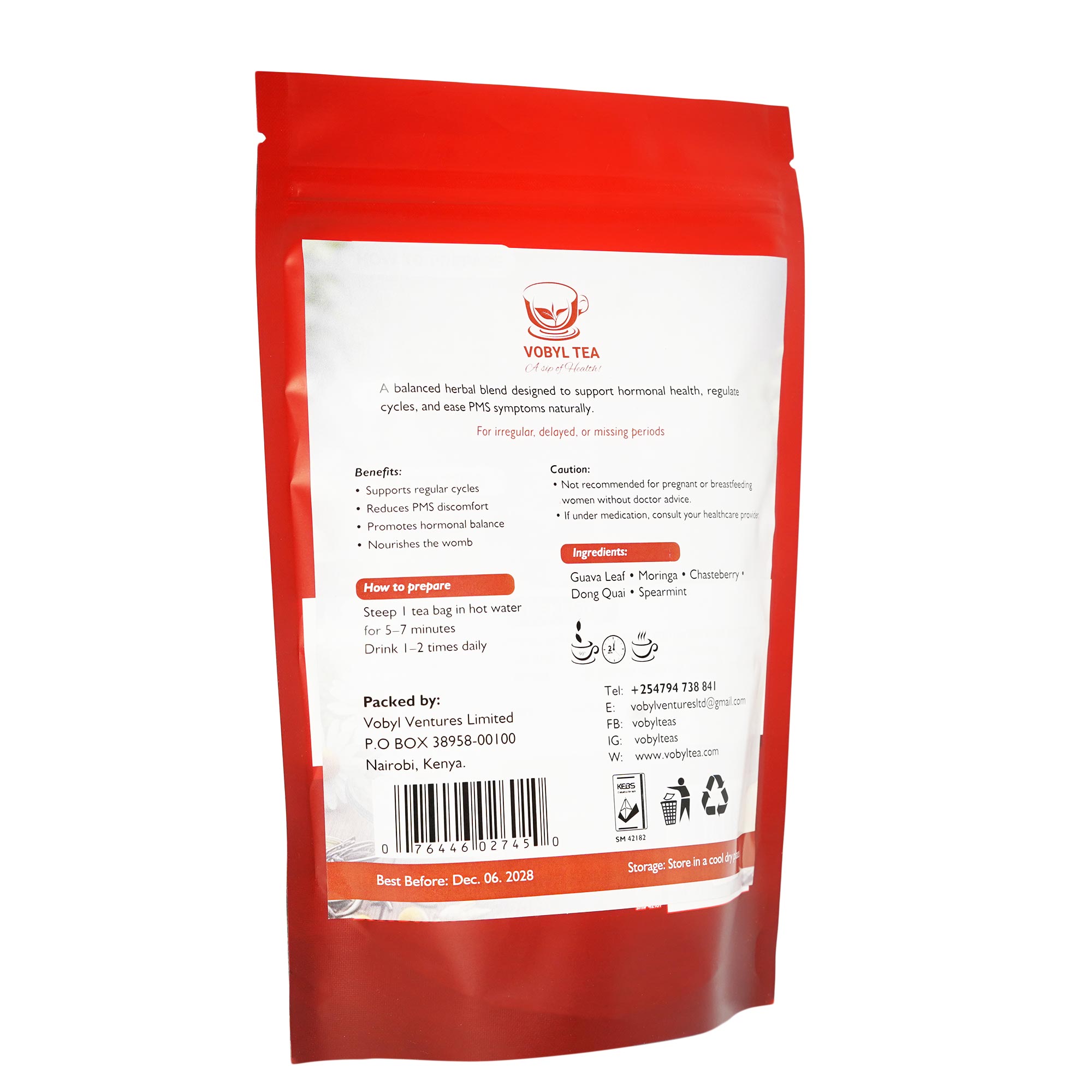 PMS BALANCE TEA(PMS Balance Tea is a functional herbal formula crafted to gently guide your body back into rhythm — helping you move through your cycle with more ease, clarity, and control.)