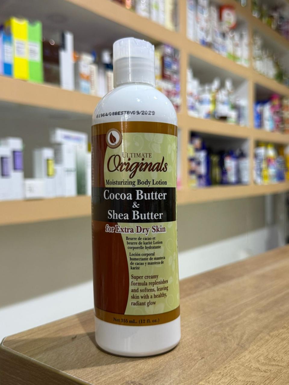 Ultimate Originals Cocoa & Shea Butter Body Lotion - 0.5 kg - Unisex - Creamy Moisturizer for Dull Skin