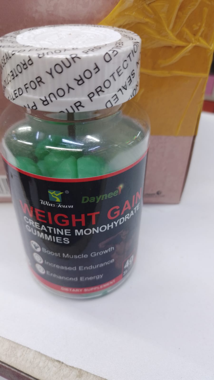 Share this product



Wins Town Daynee Weight Gain Creatine Monohydrate Gummies