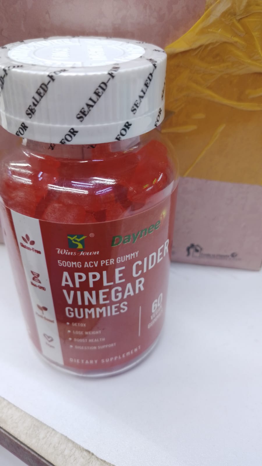 Daynee 60 Pieces -500mg Apple Cider Vinegar Gummies