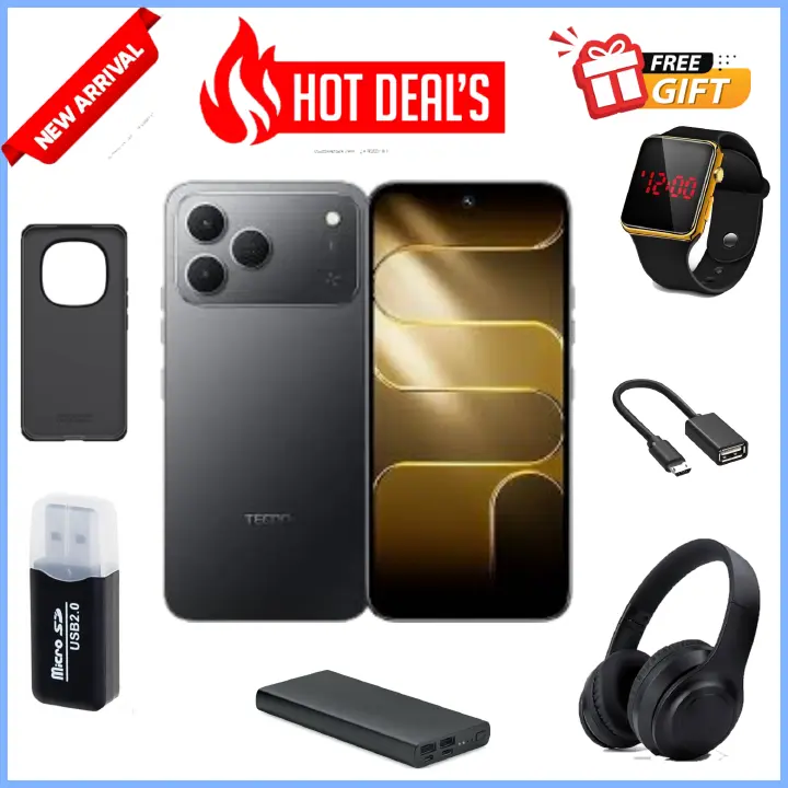 NEW ARRIVALS!! TECNO SPARK 50 4G:| 6.78″ IPS LCD Display | 4GB+8GB Extended RAM+128GB ROM | 7000mAh Battery | Dual SIM | 50MP Rear & 8MP Selfie Camera | Android 16 | 18W Fast Charging | Smartphones