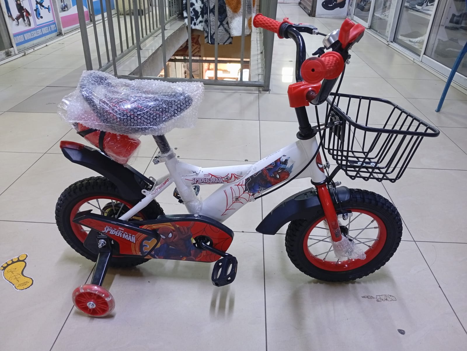 [Includes Free Bottle & Pump] 12 Inch Kids Bike with Training Wheels & Front Basket (Ages 2-4) – Size 12 Toddler Starter Bicycle with Chain Guard & Fenders