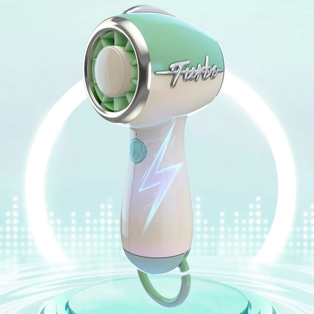 Turbo High-Speed Handheld Fan Super Powerful Portable Outdoor Silent USB Charging Small Fan