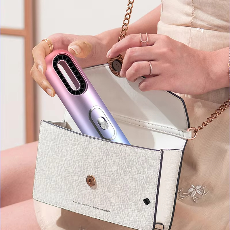 Multifunction 3in1 Hair Dryer Bladeless Fan Hot Cool Air Wind Negative Blue Light Powerful Electric Mini Travel Hair Blower With