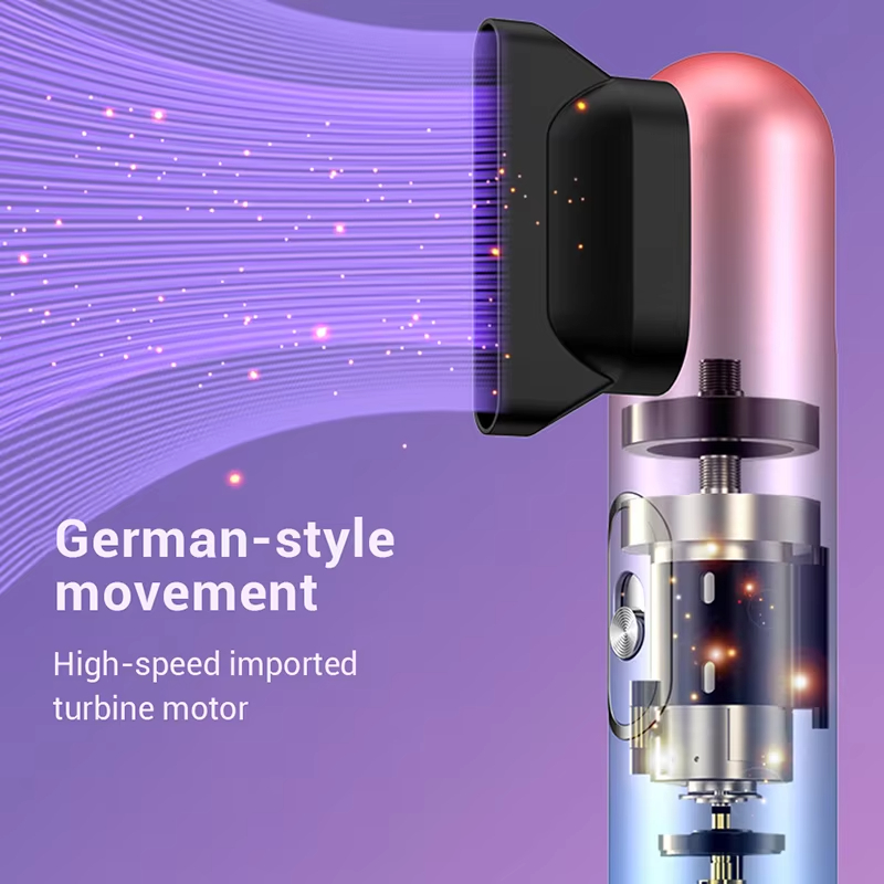 Multifunction 3in1 Hair Dryer Bladeless Fan Hot Cool Air Wind Negative Blue Light Powerful Electric Mini Travel Hair Blower With