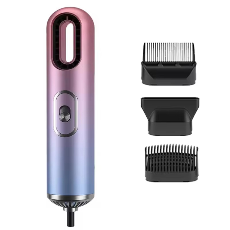 Multifunction 3in1 Hair Dryer Bladeless Fan Hot Cool Air Wind Negative Blue Light Powerful Electric Mini Travel Hair Blower With
