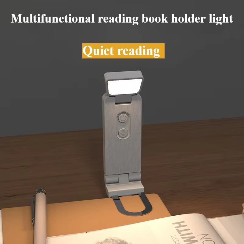 USB clip reading light folding bookmark light led portable charging reading book clip light desk lamp table lamp for bedroom