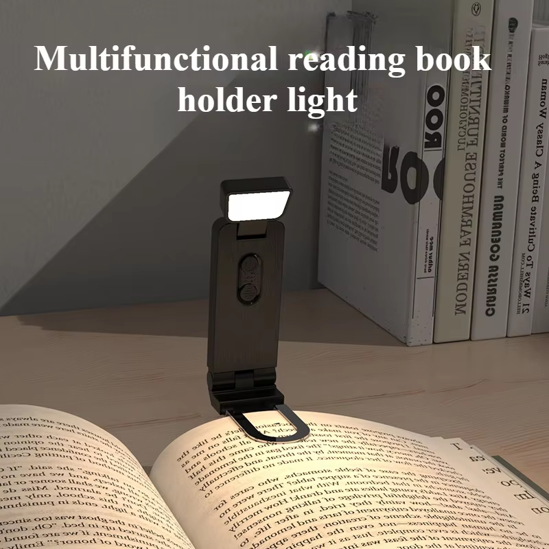 USB clip reading light folding bookmark light led portable charging reading book clip light desk lamp table lamp for bedroom