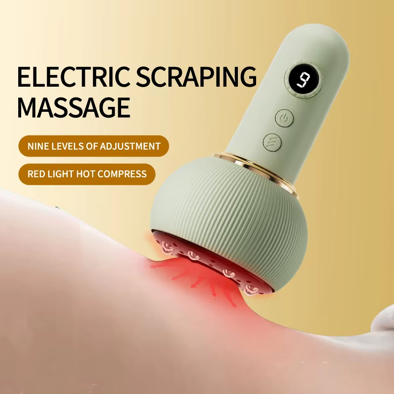 Electric Cupping Massager Vacuum Suction Anti Cellulite Beauty Health Scraping Infrared Heat Body Slimming Massage