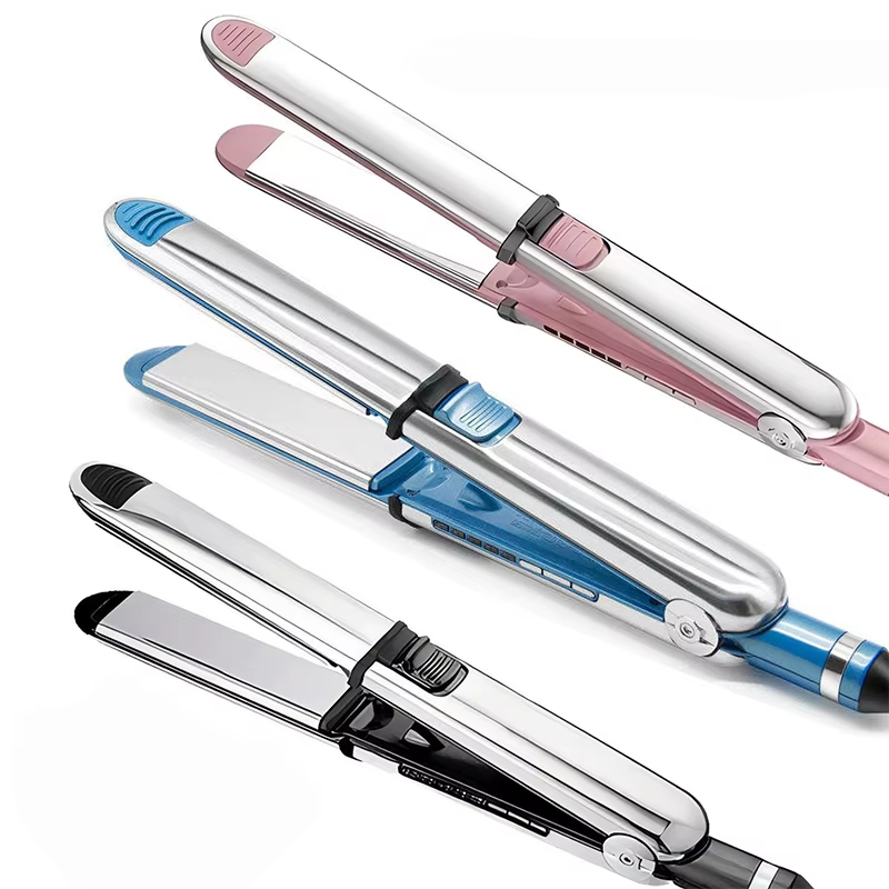 2 In 1 Stainless steel Hair straightening , dual-purpose for both straightening and curling, fast heating without damaging hair