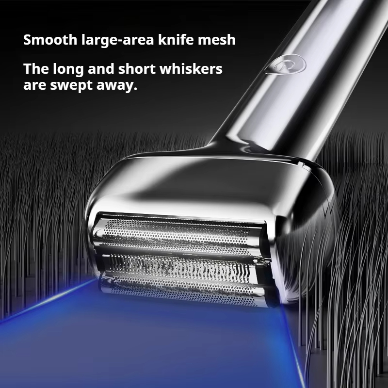 New Reciprocating Electric Shaver Compact And Mini For Travel Electric Washable Household Three-Head Beard Trimmer