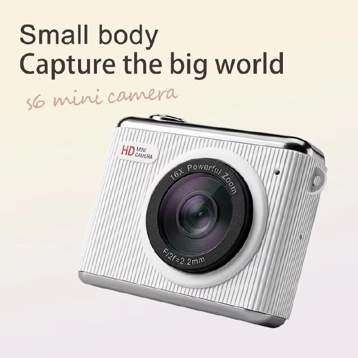 High Pixel Mini Camera Pendant Accessory Toy Shooting And Recording All-in-one Pocket Camera 4k Neck Hanging Thumb Camera