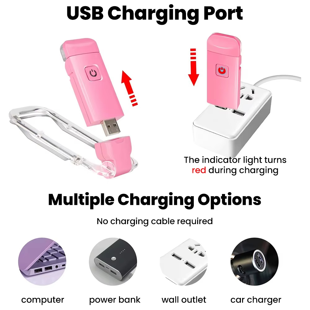 Portable Rechargeable LED Clip On Book Light, 3 Color Dimmable Adjustable Reading Lamp for Bed, Desk, School & Travel