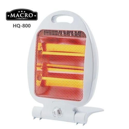Macro HQ-800 Room Heater – Portable Ceramic Space Heater, 2 Heat Settings with Adjustable Thermostat, Overheat Protection, Energy-Efficient Indoor Warmer for Home & Office Use