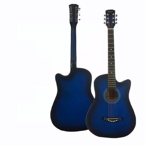Size 38" Semi Acoustic Guitar With Pick Up Blue