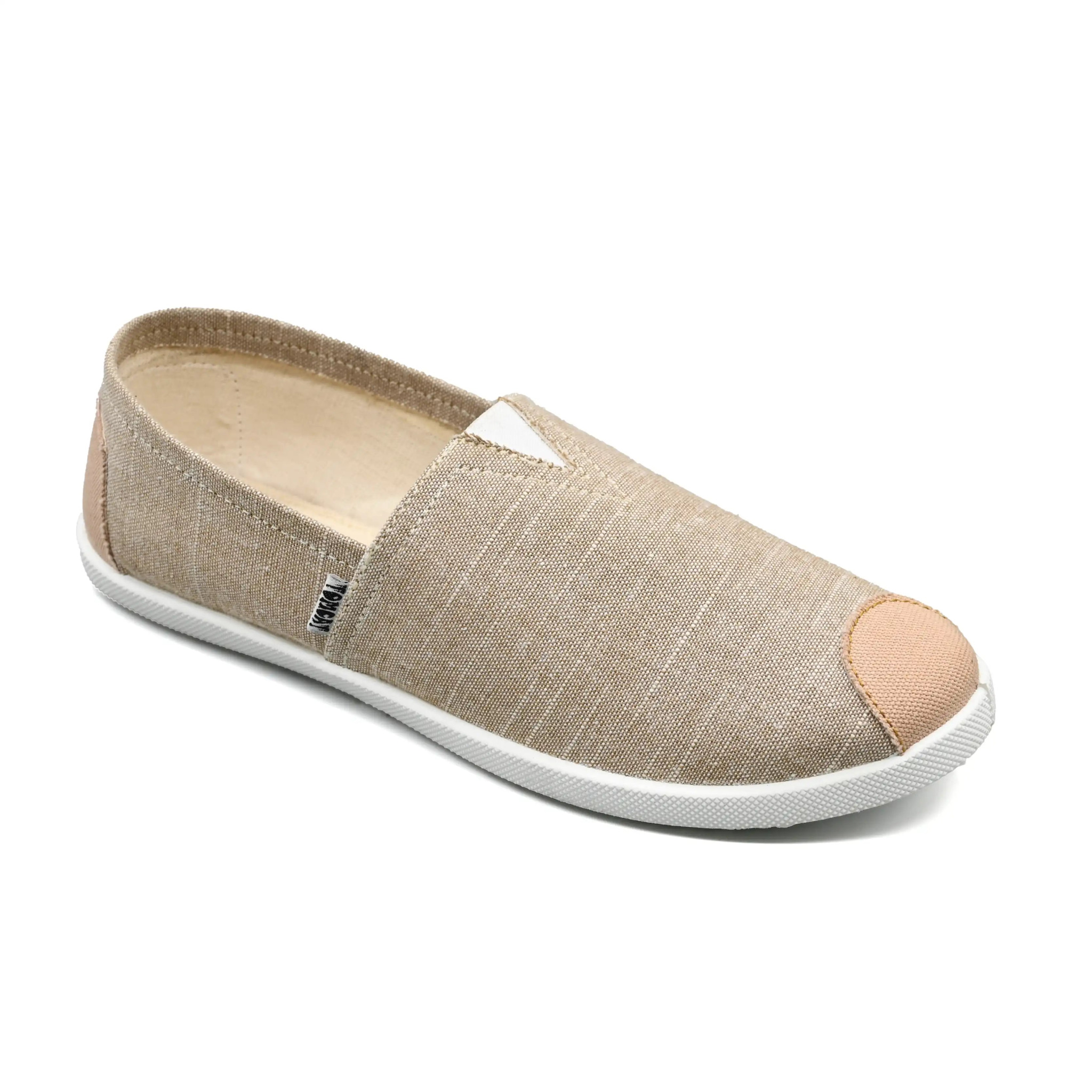 UMOJA Emmy Chapisha Canvas Shoes – Comfortable Slip-On Canvas Shoes with Tan Accents for Casual Outings, Everyday Wear & Weekend Errands ladies shoes, women shoes, lady shoes