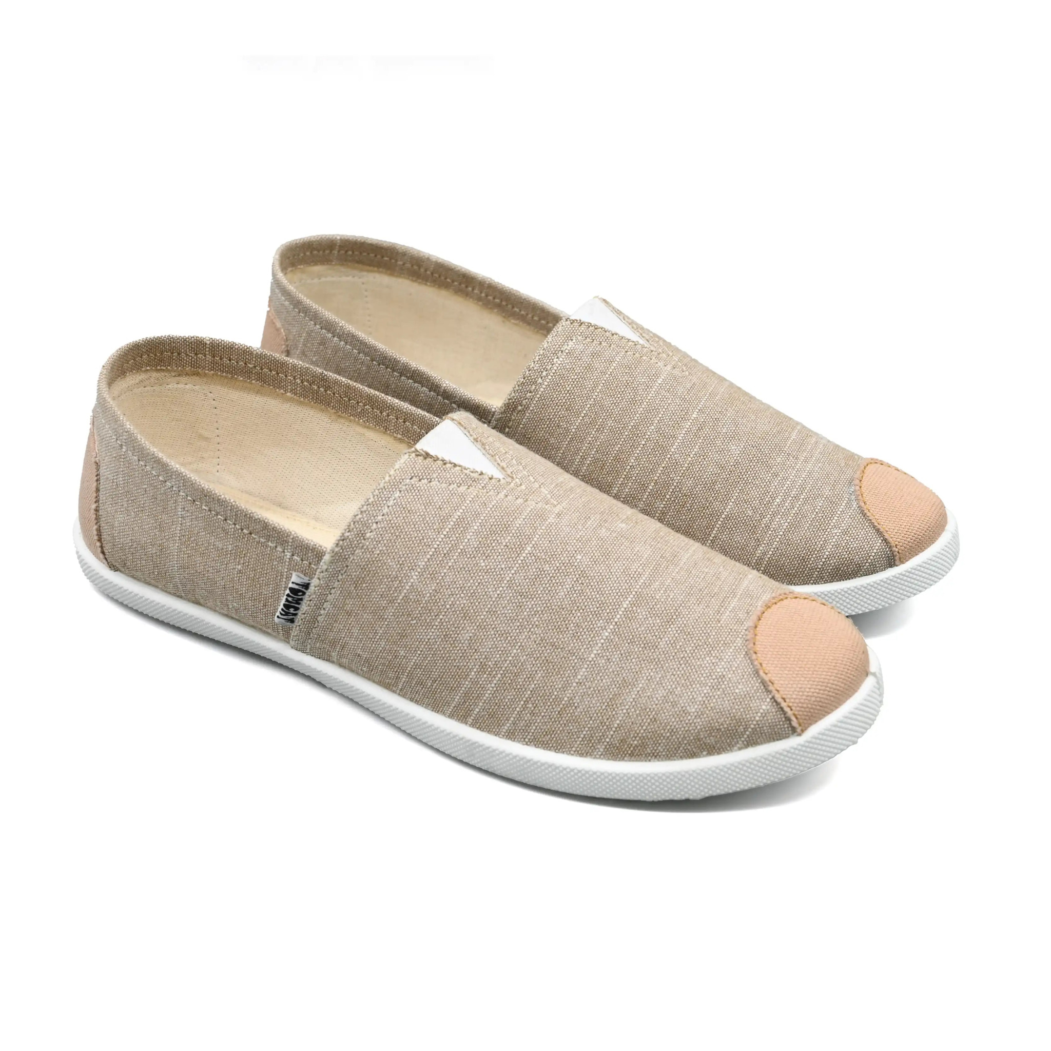 UMOJA Emmy Chapisha Canvas Shoes – Comfortable Slip-On Canvas Shoes with Tan Accents for Casual Outings, Everyday Wear & Weekend Errands ladies shoes, women shoes, lady shoes