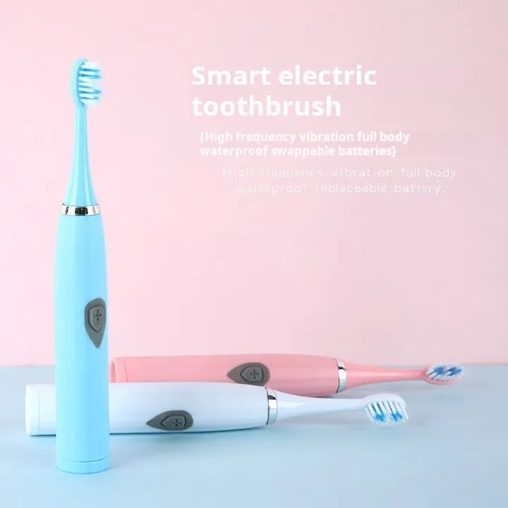 Electric Toothbrush, Smart White Series, Personal Oral Care, Multiple Colors (Blue/Pink), Popular Online, High Sales Volume , Gift - boxed, Includes Brush Heads and Batteries