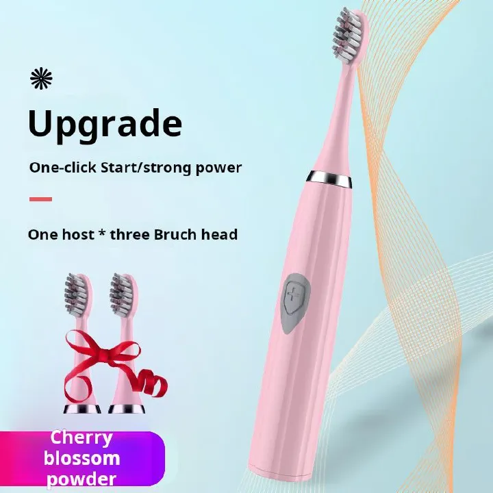 Electric Toothbrush, Smart White Series, Personal Oral Care, Multiple Colors (Blue/Pink), Popular Online, High Sales Volume , Gift - boxed, Includes Brush Heads and Batteries