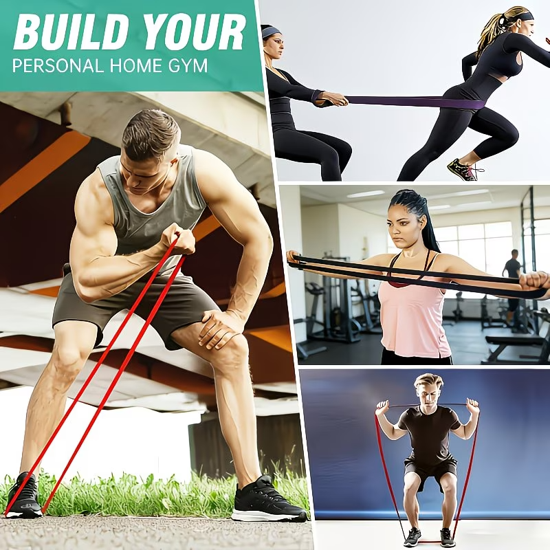 Fitness Resistance Band Boxing Agility Training Workout Gym Equipment Yoga Pilates Accessories Rubber Band Home Gym Shape Body