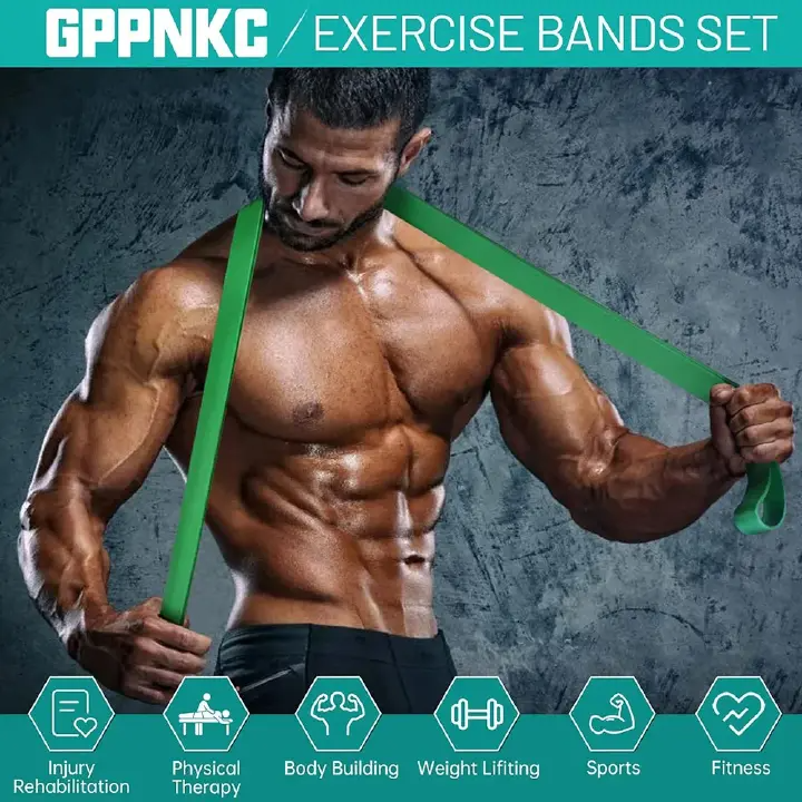 Fitness Resistance Band Boxing Agility Training Workout Gym Equipment Yoga Pilates Accessories Rubber Band Home Gym Shape Body