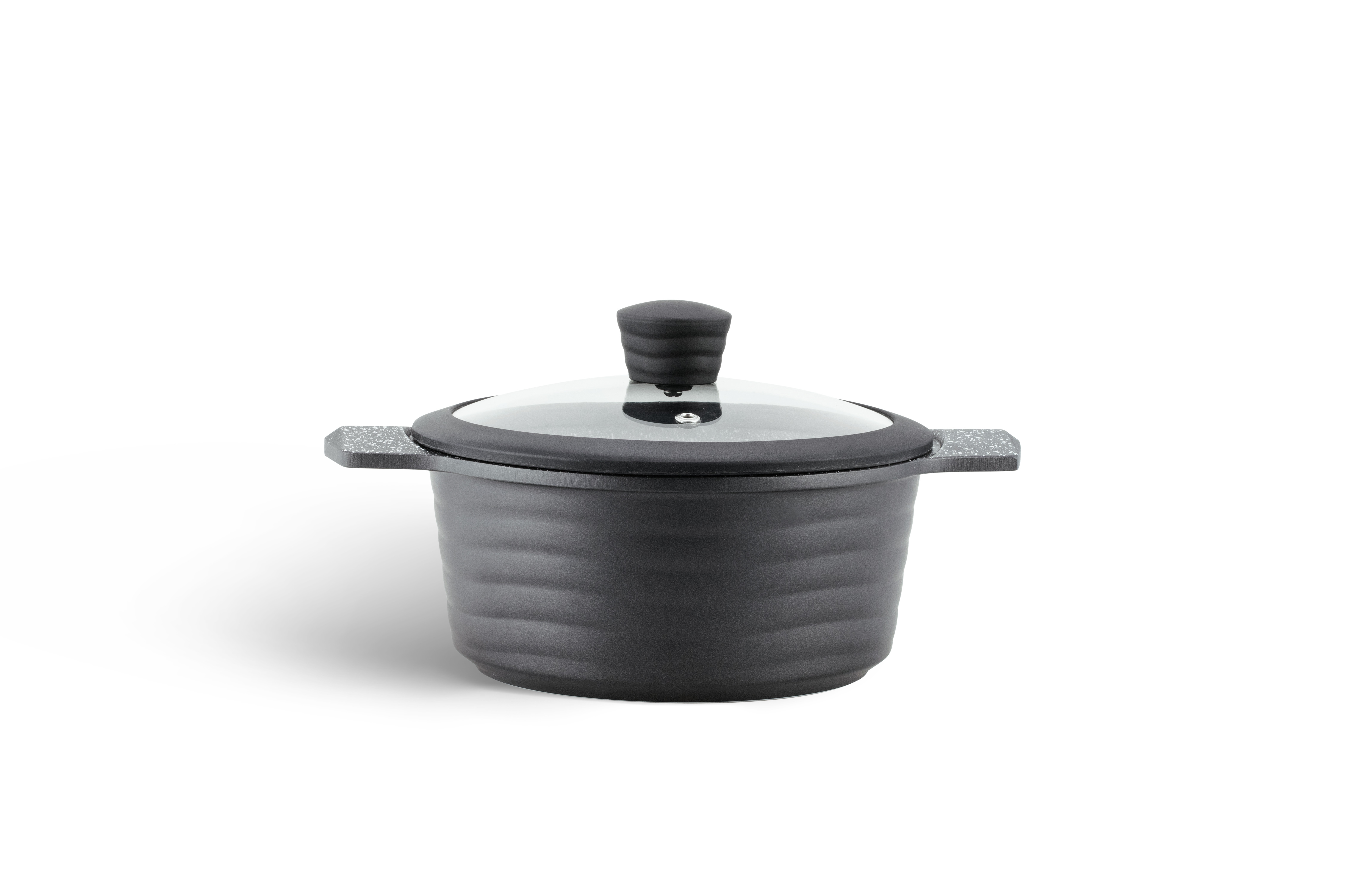 Edenberg 10-Piece Black Marble Ceramic Cookware Set | Non-Stick PFOA-Free | Induction Ready | 2 Designs