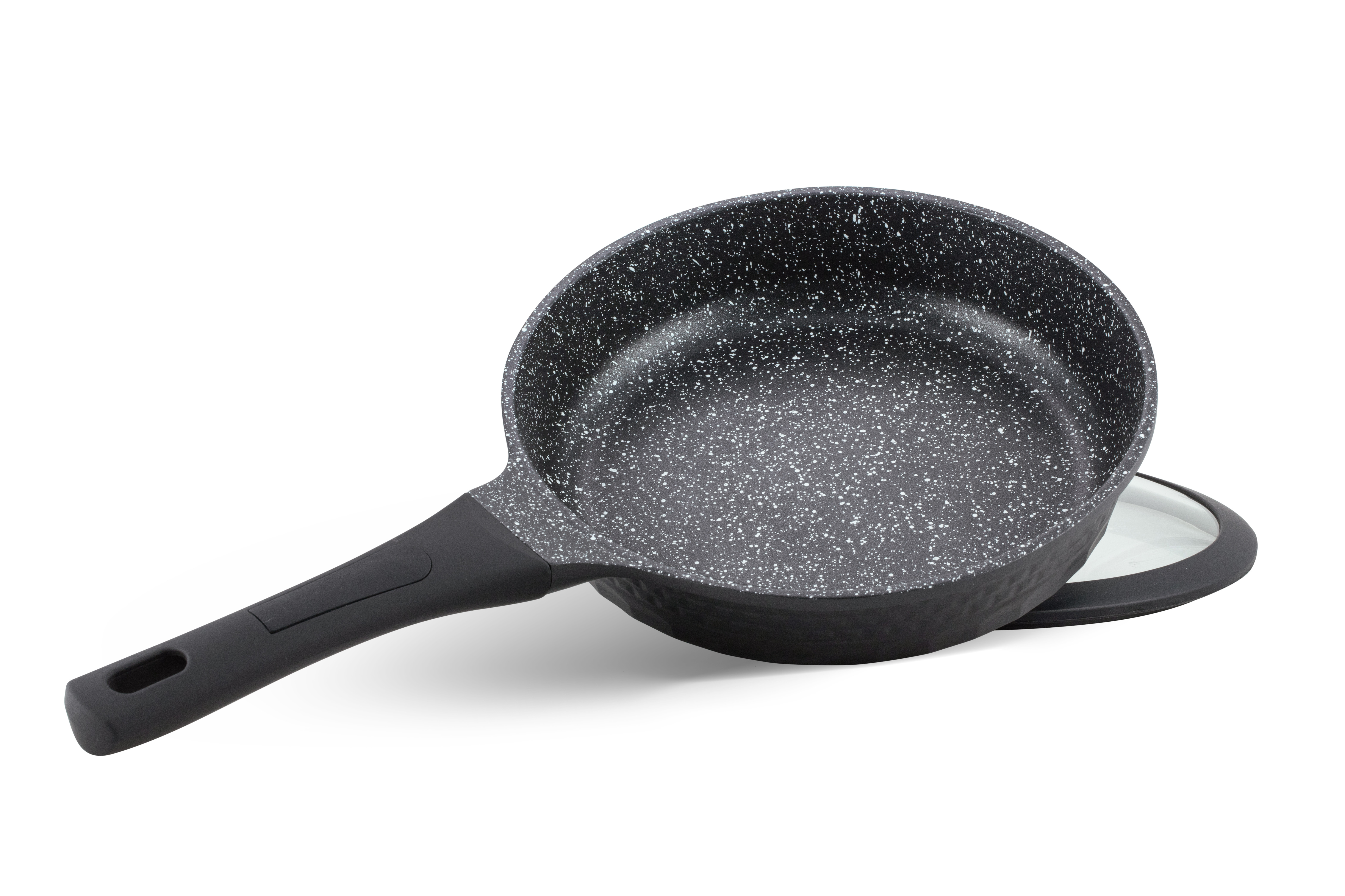 Edenberg 10-Piece Black Marble Ceramic Cookware Set | Non-Stick PFOA-Free | Induction Ready | 2 Designs