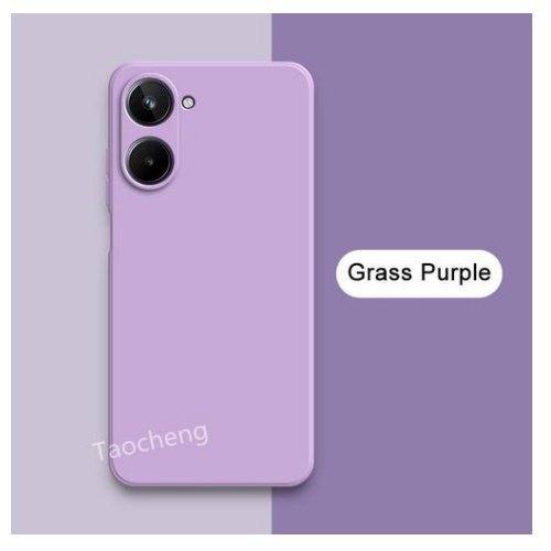 Soft Silicone Case for Vivo Y03 - Purple, Shockproof, Anti-Scratch, Slim Fit