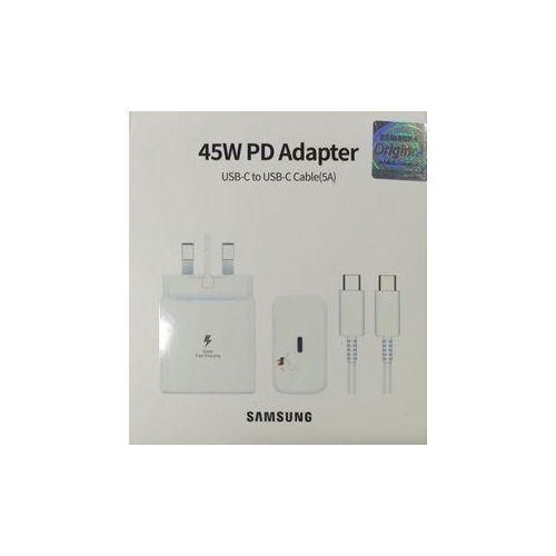 Samsung 45W Fast Charger Adapter - PD 3.0 USB-C for Galaxy A15/A25/S23/Note 20