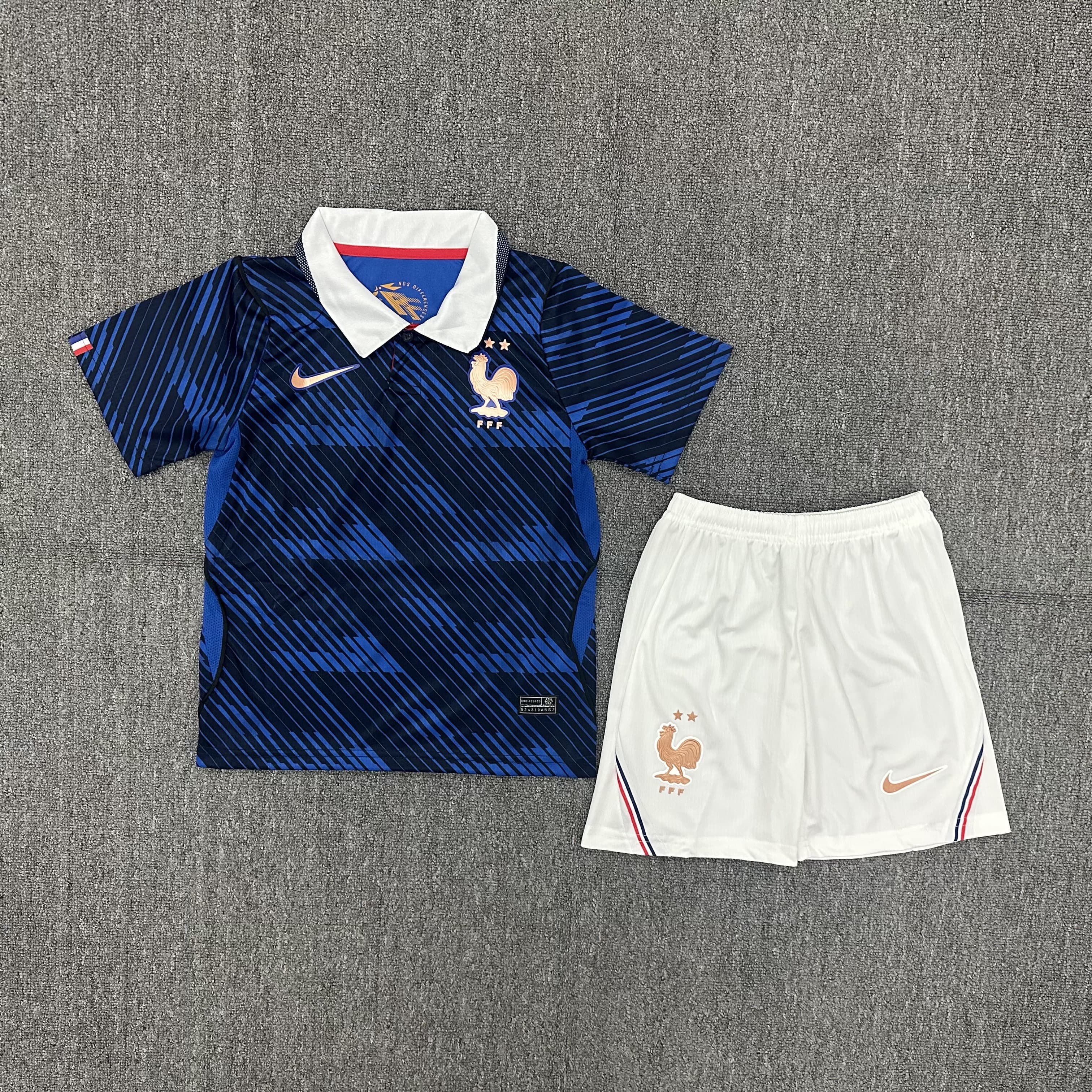 LATEST New Arrivals France 2026 World Cup home Kids Jersey and short.