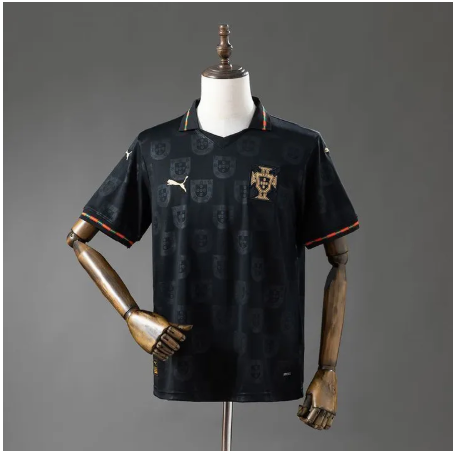 Portugal Special Black Panther Jersey 2025/26 | Collared Edition | Limited Design Football Kit