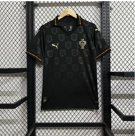 Portugal Special Black Panther Jersey 2025/26 | Collared Edition | Limited Design Football Kit