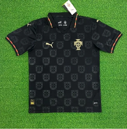 Portugal Special Black Panther Jersey 2025/26 | Collared Edition | Limited Design Football Kit